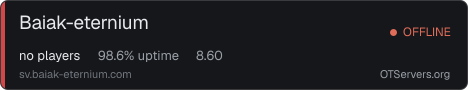 Server status signature