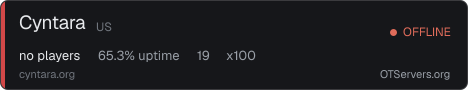 Server status signature