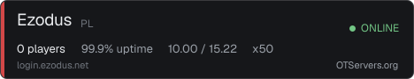 Server status signature