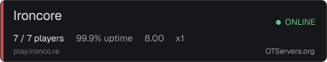 Server status signature