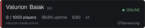 Server status signature